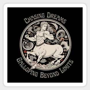 Centaur chasing dreams Sticker